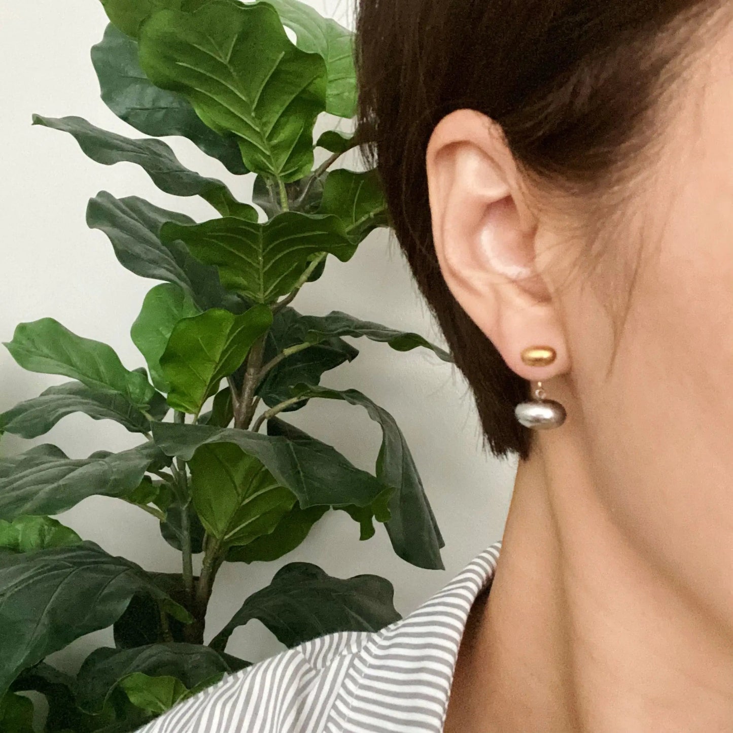 Dangling Mini Bean Earrings WEM Support (www.WEM.support)