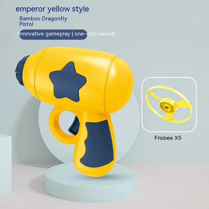 Training Launcher with Flying Discs WEM Support (www.WEM.support)