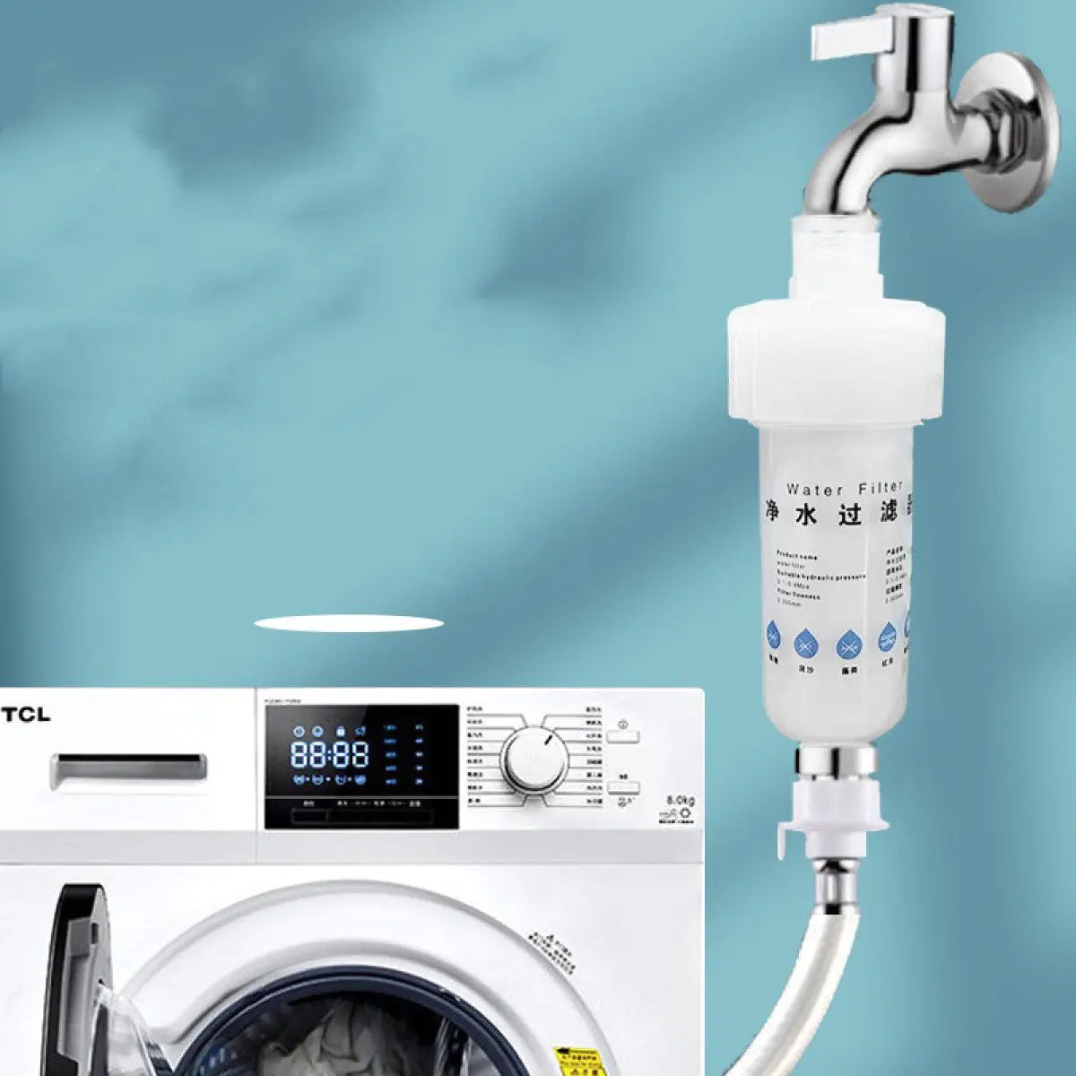 Household Water Purifier Shower & Washing Machine Filter WEM Support (www.WEM.support)