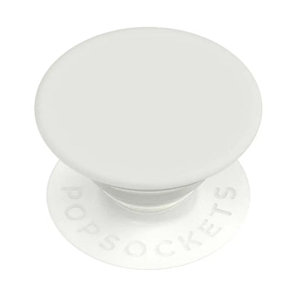 PopSockets Phone Grip with Expanding Kickstand, White on Black