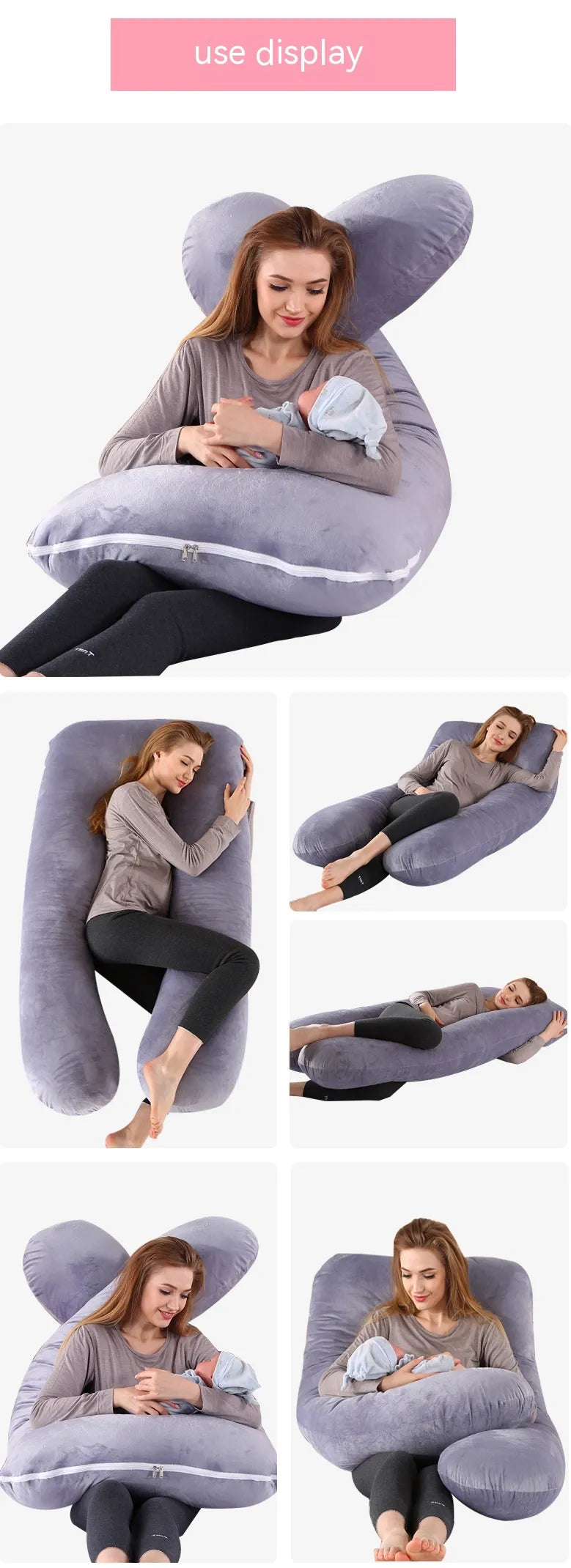 U-Shaped Pregnant Women Pillow HejK.com Marketplace LLC