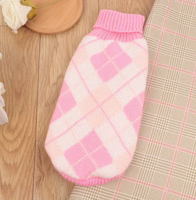 Multi Color Knitting Cat Sweater Lapel Casual - Catch Cards