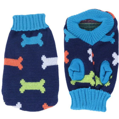 Multi Color Knitting Cat Sweater Lapel Casual - Catch Cards