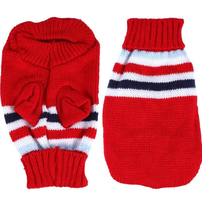 Multi Color Knitting Cat Sweater Lapel Casual - Catch Cards