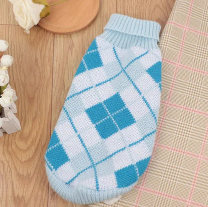 Multi Color Knitting Cat Sweater Lapel Casual - Catch Cards