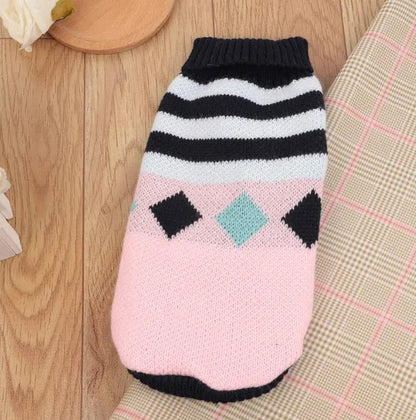 Multi Color Knitting Cat Sweater Lapel Casual - Catch Cards