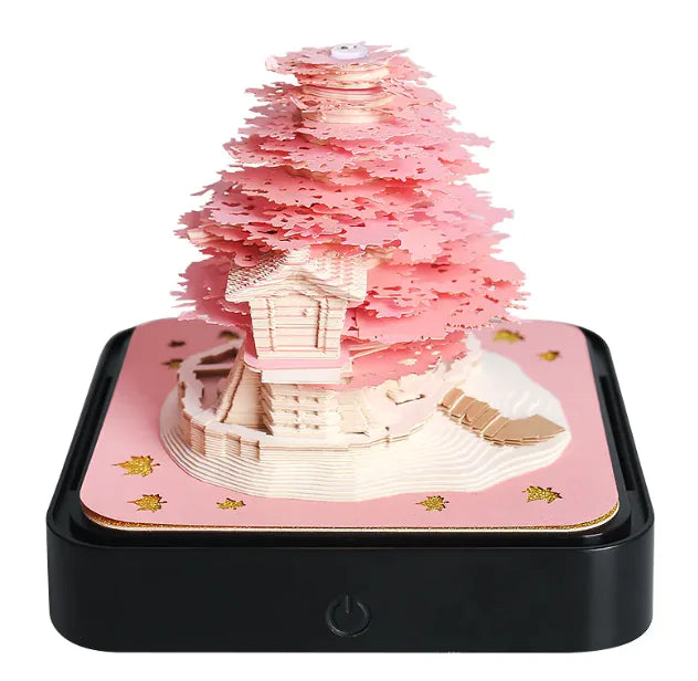 3D Earth Astronaut Calendar Memo Pad with LED Light WEM Support (www.WEM.support)