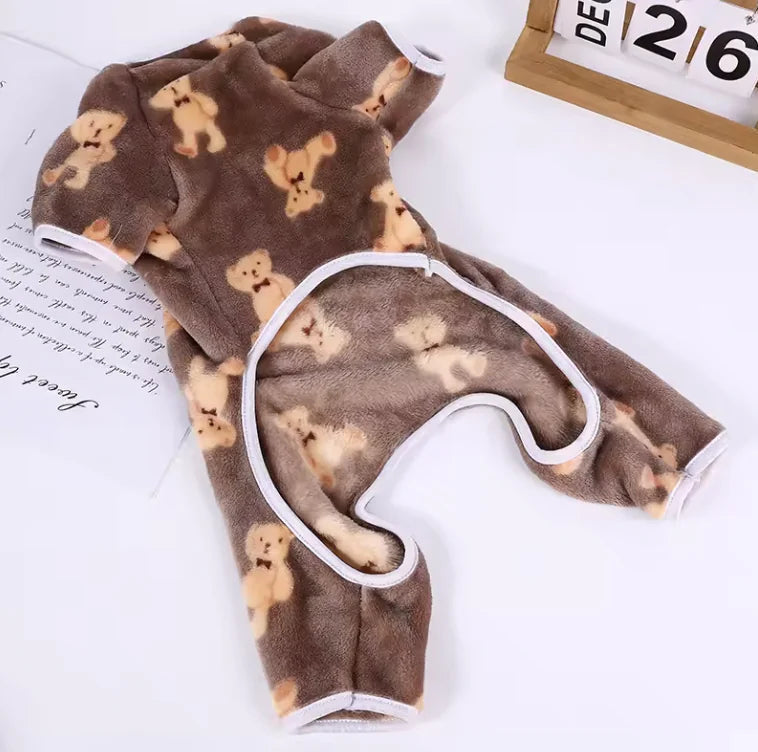 Pet Plush Jumpsuit HejK.com