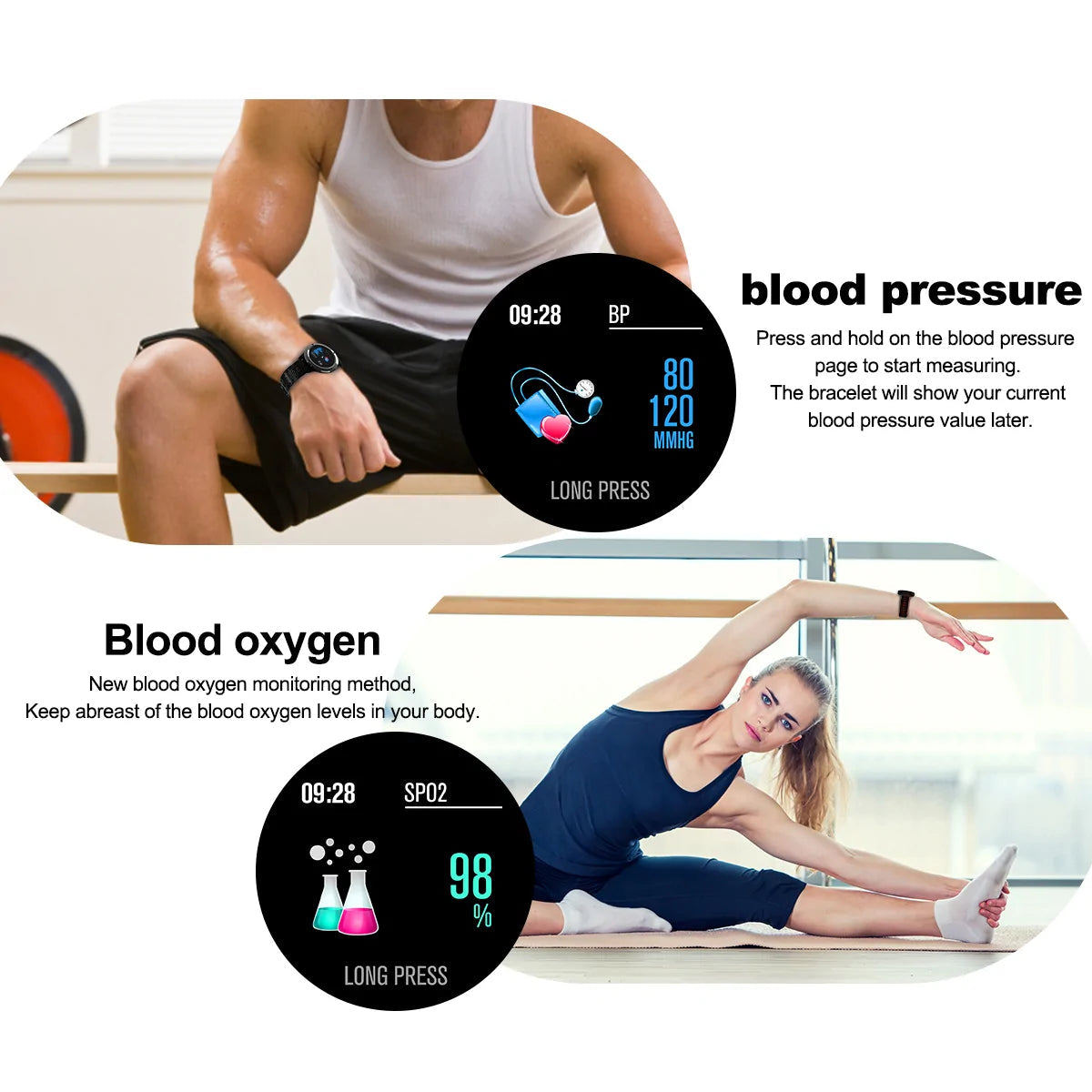 Waterproof Smart Fitness Tracker WEM Support (www.WEM.support)