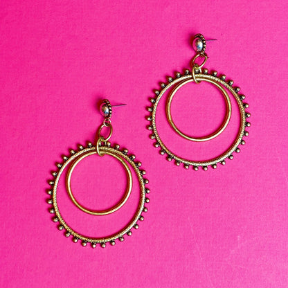 Double The Fun Hoop Earrings WEM Support (www.WEM.support)