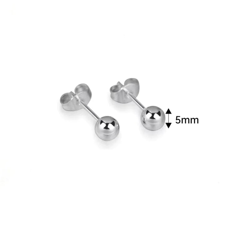 Ball Stud Earrings