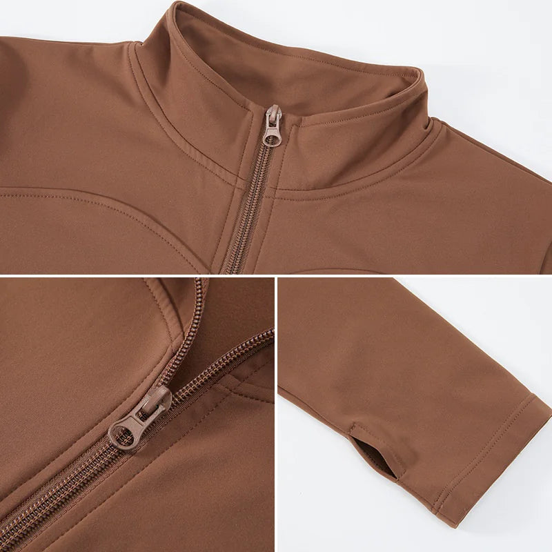 Fleece-Lined Yoga Jacket WEM Support (www.WEM.support)