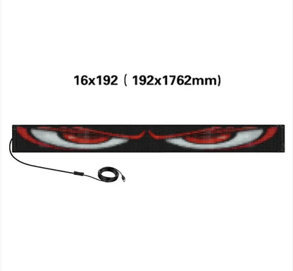 USB Car Bluetooth Smart Screen with Flexible Full Color Display WEM Support (www.WEM.support)