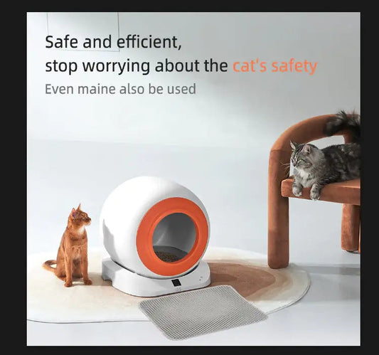 Smart Cat Litter Box Automatic Cleaning New Design WEM Support (www.WEM.support)