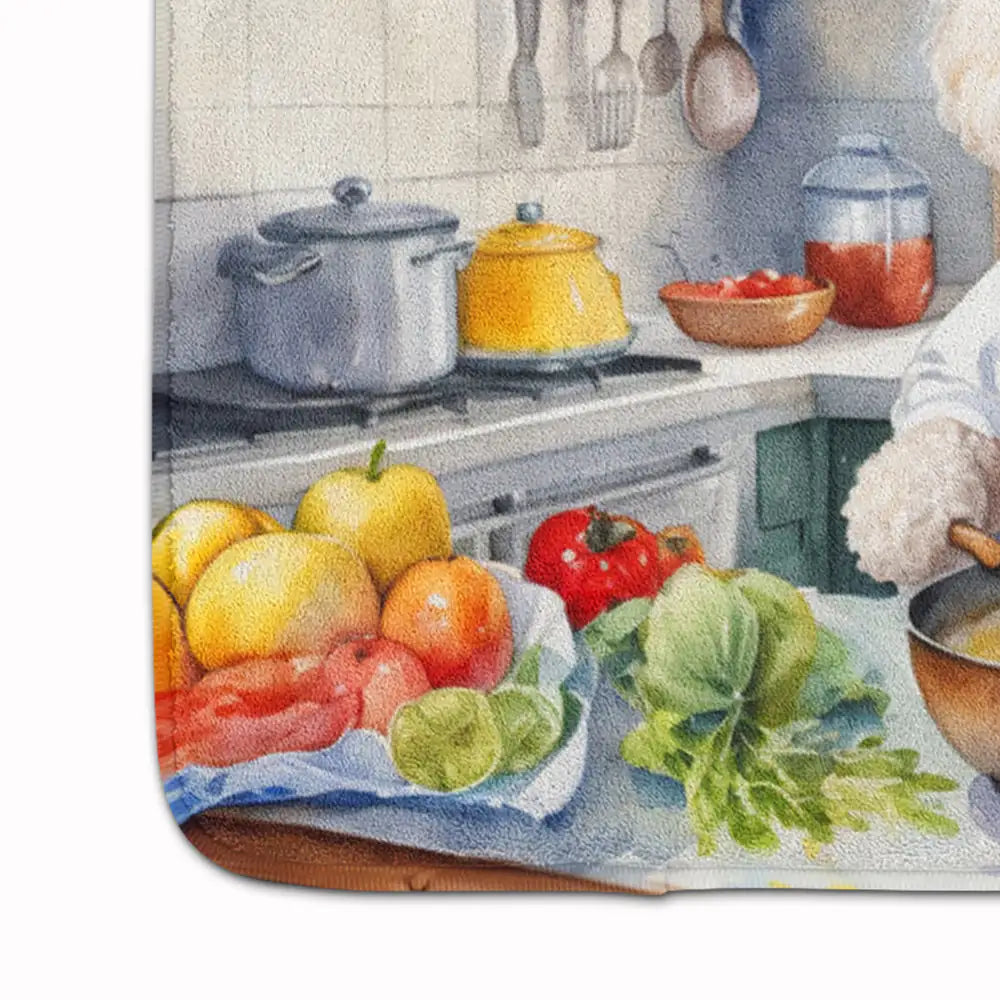 White Poodle The Chef Memory Foam Kitchen Mat WEM Support (www.WEM.support)