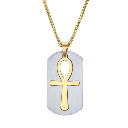 Removable Ankh Cross Necklace WEM Support (www.WEM.support)