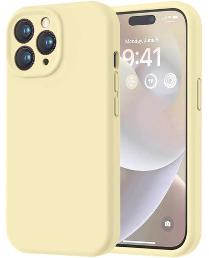 LOVE 3000 Designed for iPhone 14 Case, Premium Silicone with [Soft Anti-Scratch Microfiber Lining] Shockproof Protective Phone Case for Men Women Girls 6.1", Mint