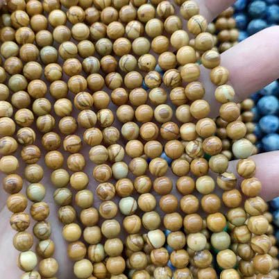Natural Tiger Stone Powder with Amethyst and Lapis - Catch Cards