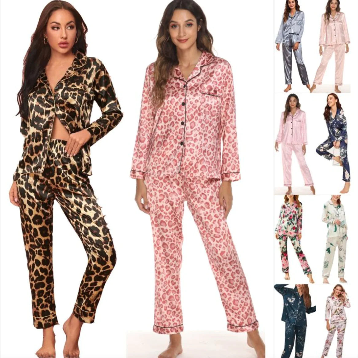 Women's European & American Style Pajama Set WEM Support (www.WEM.support)