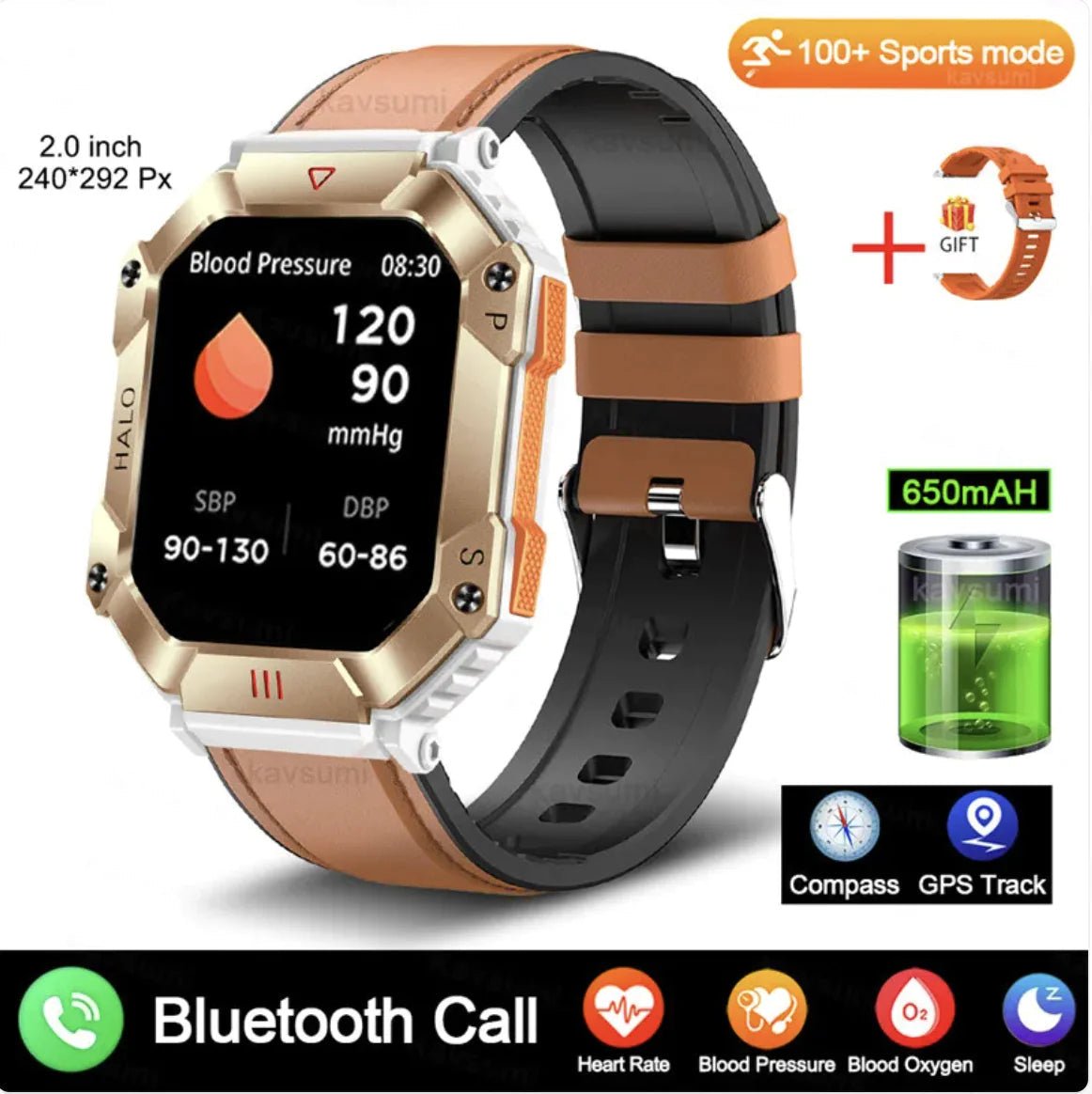New Women's Android GPS Fitness Smartwatch - Catch Cards