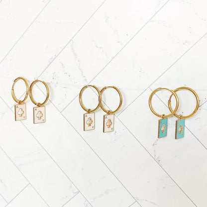 Lucky Loop Earrings WEM Support (www.WEM.support)