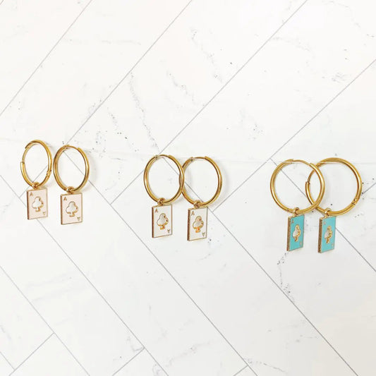 Lucky Loop Earrings WEM Support (www.WEM.support)