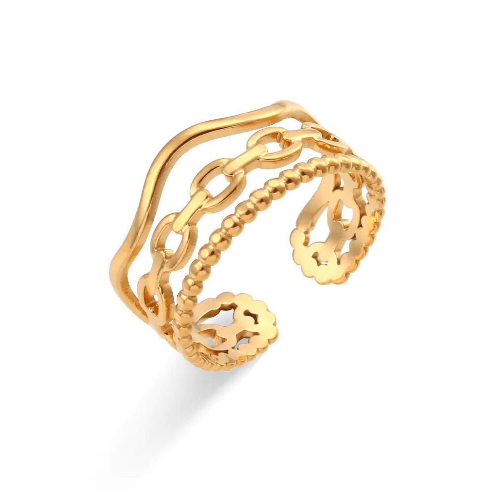 Niche Woven Stainless Steel Ring - Catch Cards