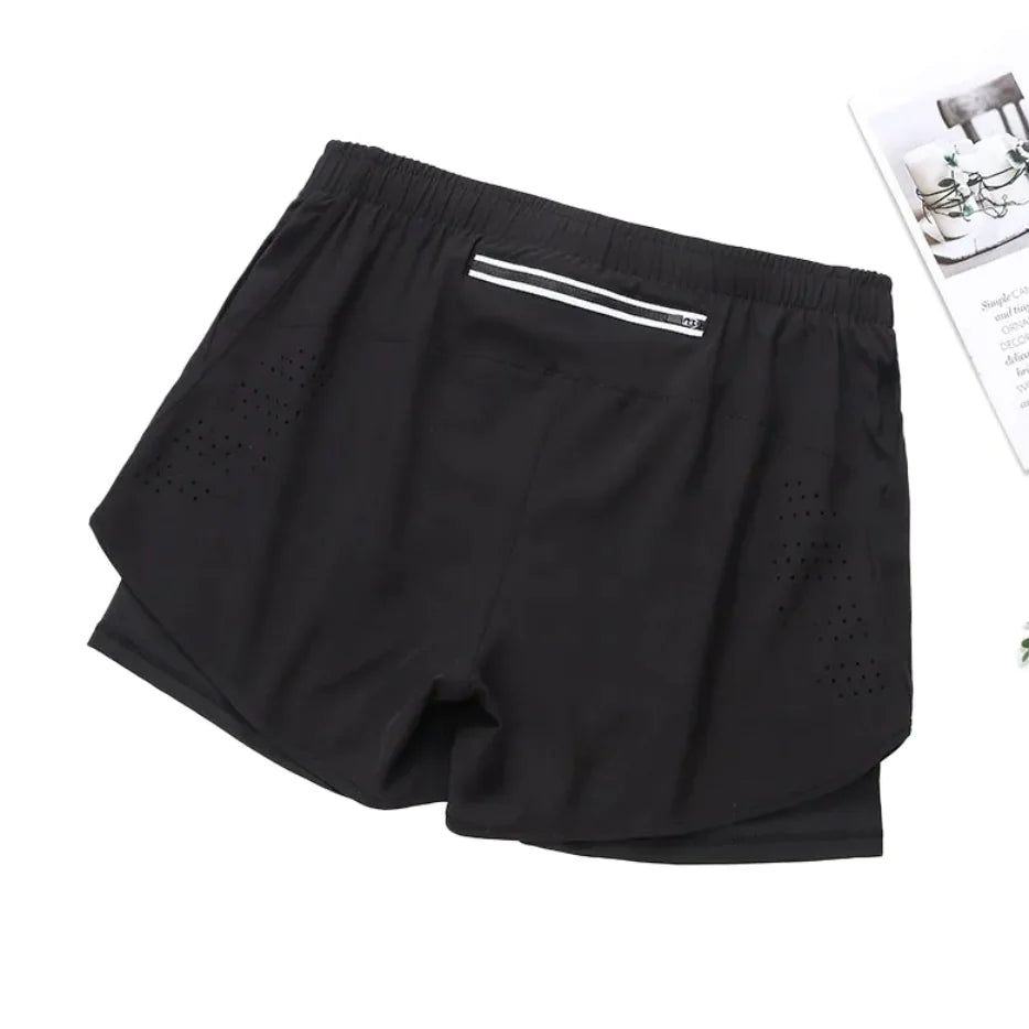 Men's Double-Layer Sports Shorts HejK.com