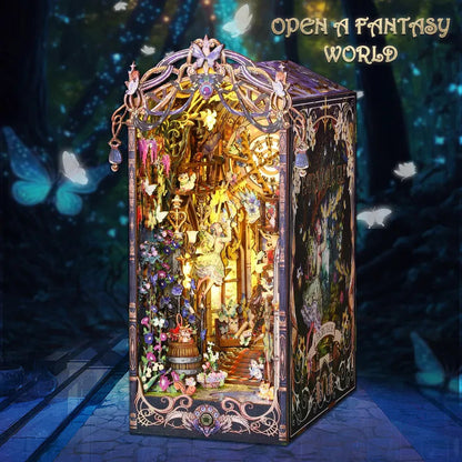 Fairy Tale Elves 3D Handmade Bookstand Decoration WEM Support (www.WEM.support)