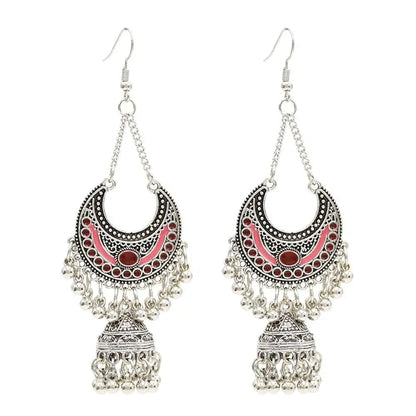 Egypt Vintage Silver Alloy Earrings for Women WEM Support (www.WEM.support)