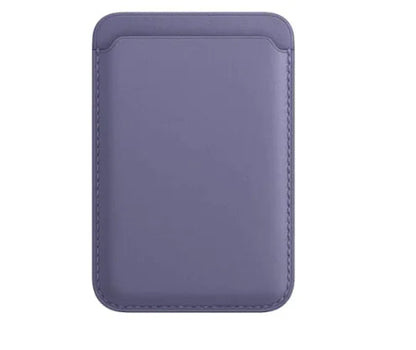 MagSafe Leather Card Case - Compatible with Apple, Magnetic Back Protective Case WEM Support (www.WEM.support)