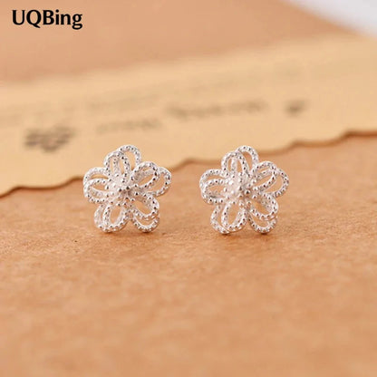 Hibiscus Style Stud Simple Earrings WEM Support (www.WEM.support)