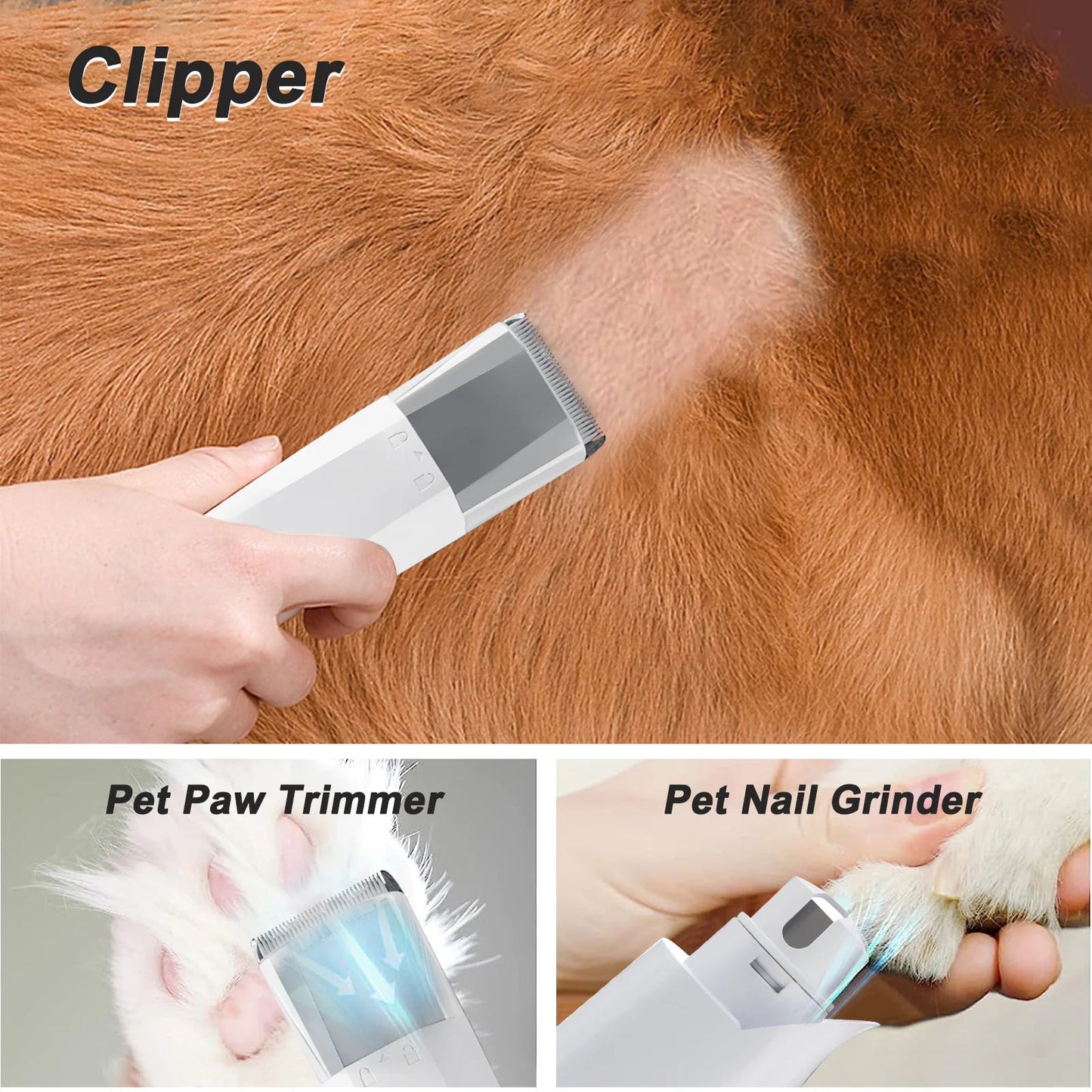 Vacuum Trimming 7-in-1 Multifunctional Pet Grooming Device WEM Support (www.WEM.support)