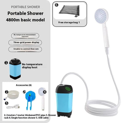 Portable Outdoor Shower WEM Support (www.WEM.support)