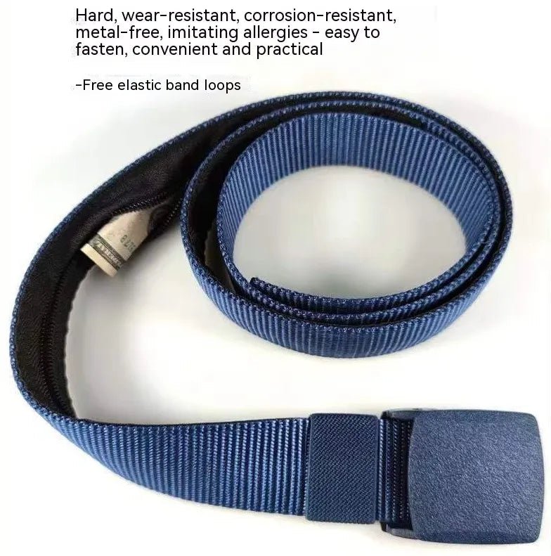 Nylon Zipper Travel Money Belt - Catch Cards