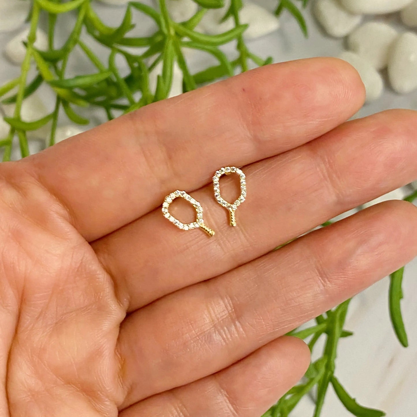 Club Pickleball Dainty Earrings WEM Support (www.WEM.support)