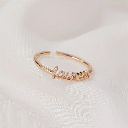 Thin Open Gold Zodiac Rings WEM Support (www.WEM.support)