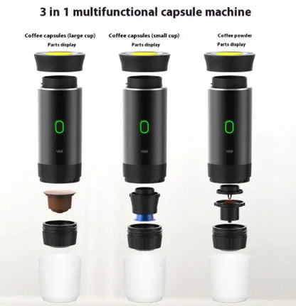Portable Capsule Coffee Machine WEM Support (www.WEM.support)