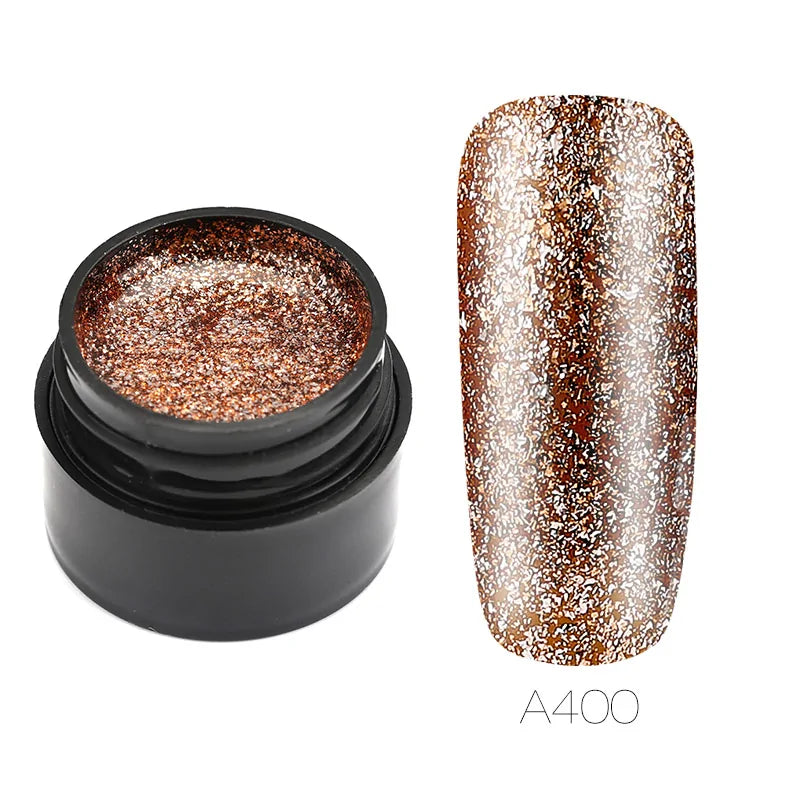 Hybrid Varnishes Gel Nail Polish Set Glitter WEM Support (www.WEM.support)