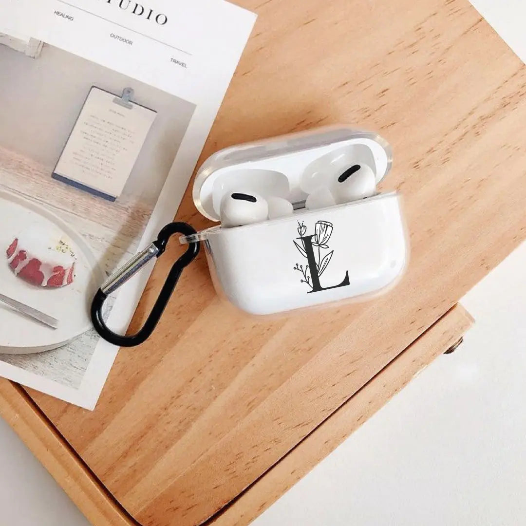 Airpod Pro Case2- Letter L WEM Support (www.WEM.support)