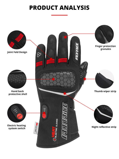 Heating Touch Screen Warm Driver Handle Gloves WEM Support (www.WEM.support)