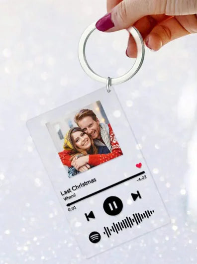 Personalized Acrylic Music Plaque Keychain WEM Support (www.WEM.support)