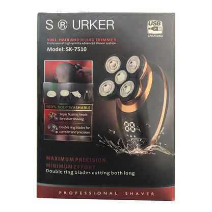 Smart LED Display Electric Hair Clipper for Men