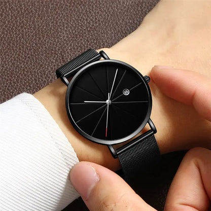Simple calendar watch male creative waterproof quartz watch WEM Support (www.WEM.support)
