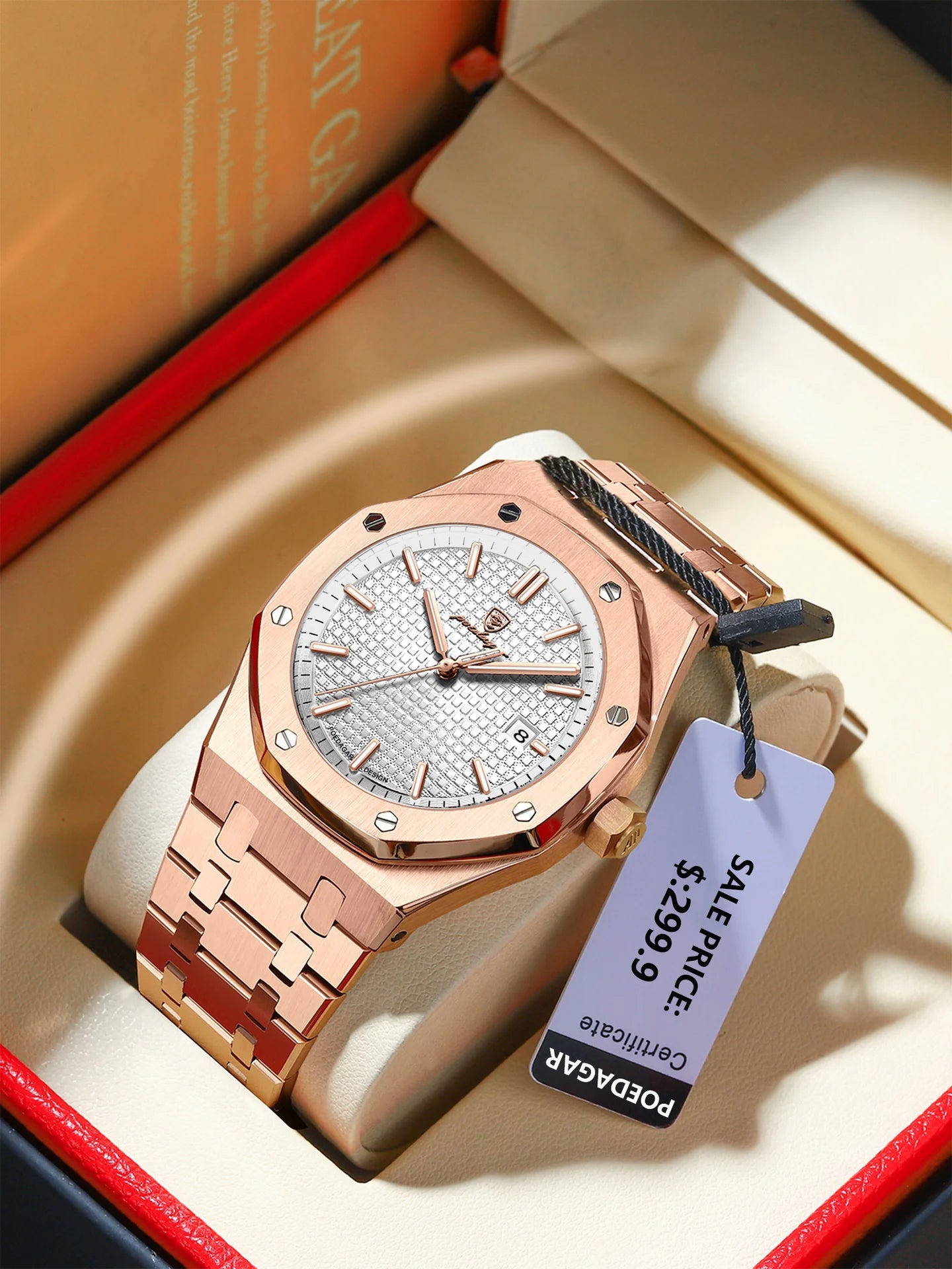 Men's Luminous Waterproof Quartz Watch