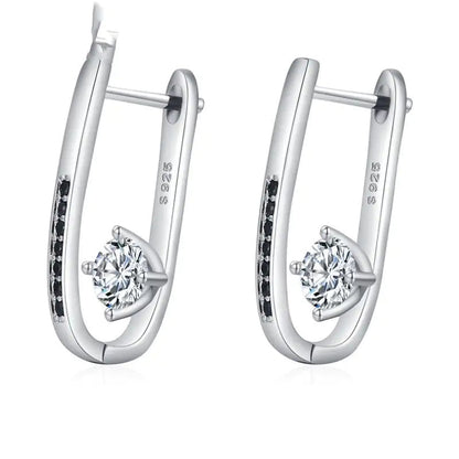 Simple All-matching Graceful Design U-shaped Earrings WEM Support (www.WEM.support)