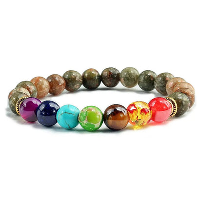Natural Stone Chakra Bracelets WEM Support (www.WEM.support)