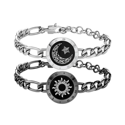 Sun-Moon Smart Sensing Couple Bracelet WEM Support (www.WEM.support)