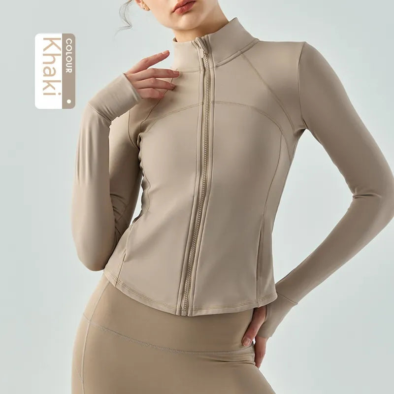 Velvet Women's Sports Jacket, Warm & Slim Fit WEM Support (www.WEM.support)