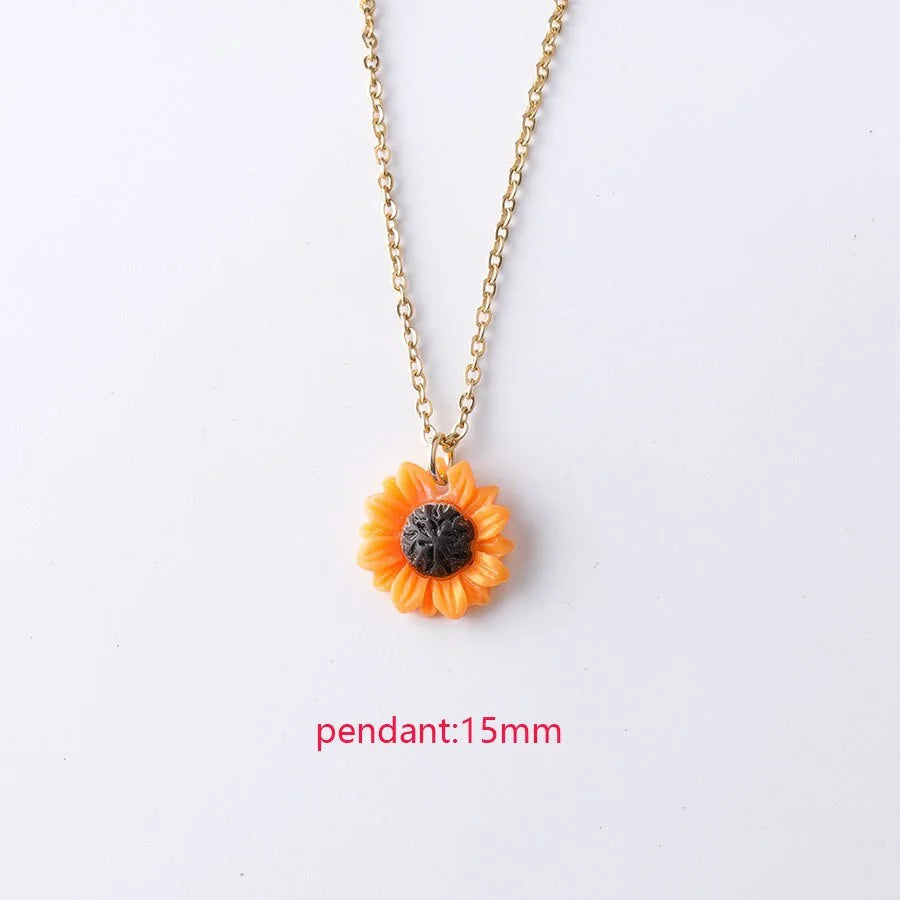 Sunflowers Necklace WEM Support (www.WEM.support)
